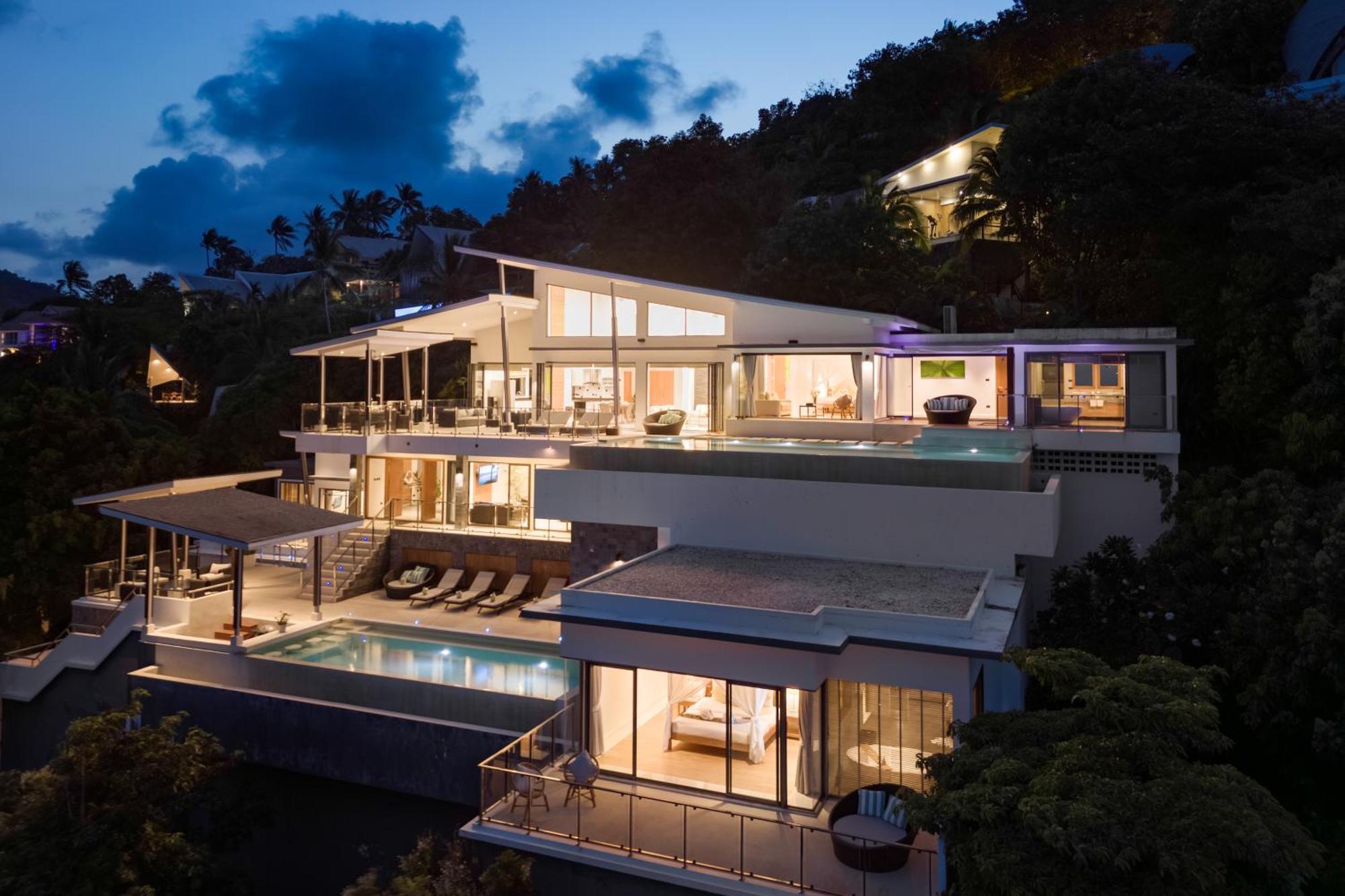 Karpe Diem Villa - Twin Infinity Pools Chaweng  Exterior foto